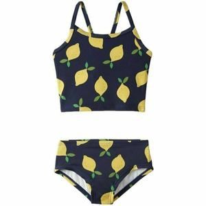 Hanna Andersson Kids Swim Bikini - Navy with Yellow Lemons